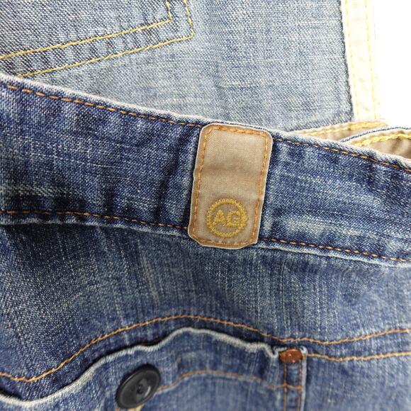 Vintage Y2K AG Adriano Goldschmied Denim Jean Skirt Overalls Skirtall size 32R - Picture 6 of 16